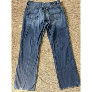 Vtg Lucky Brand Dungarees By Gene Montesano Classic Fit Straight Leg Mens Sz 34